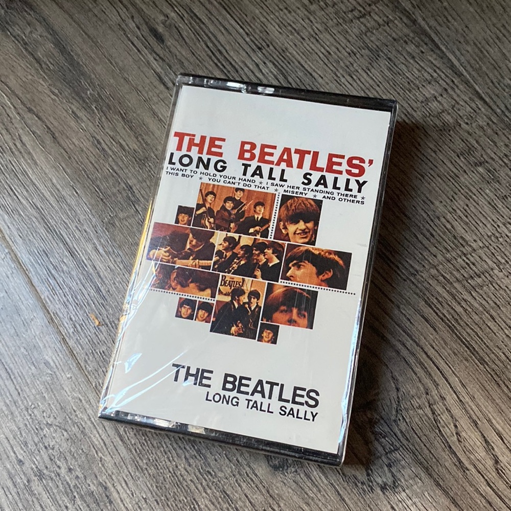 the beatles sealed long tall sally cassette!